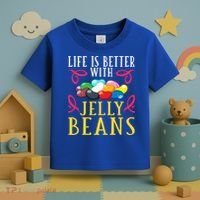 Jelly Bean Candy Beans Vegan Flavors Gift Toddler T-Shirt thumb 3