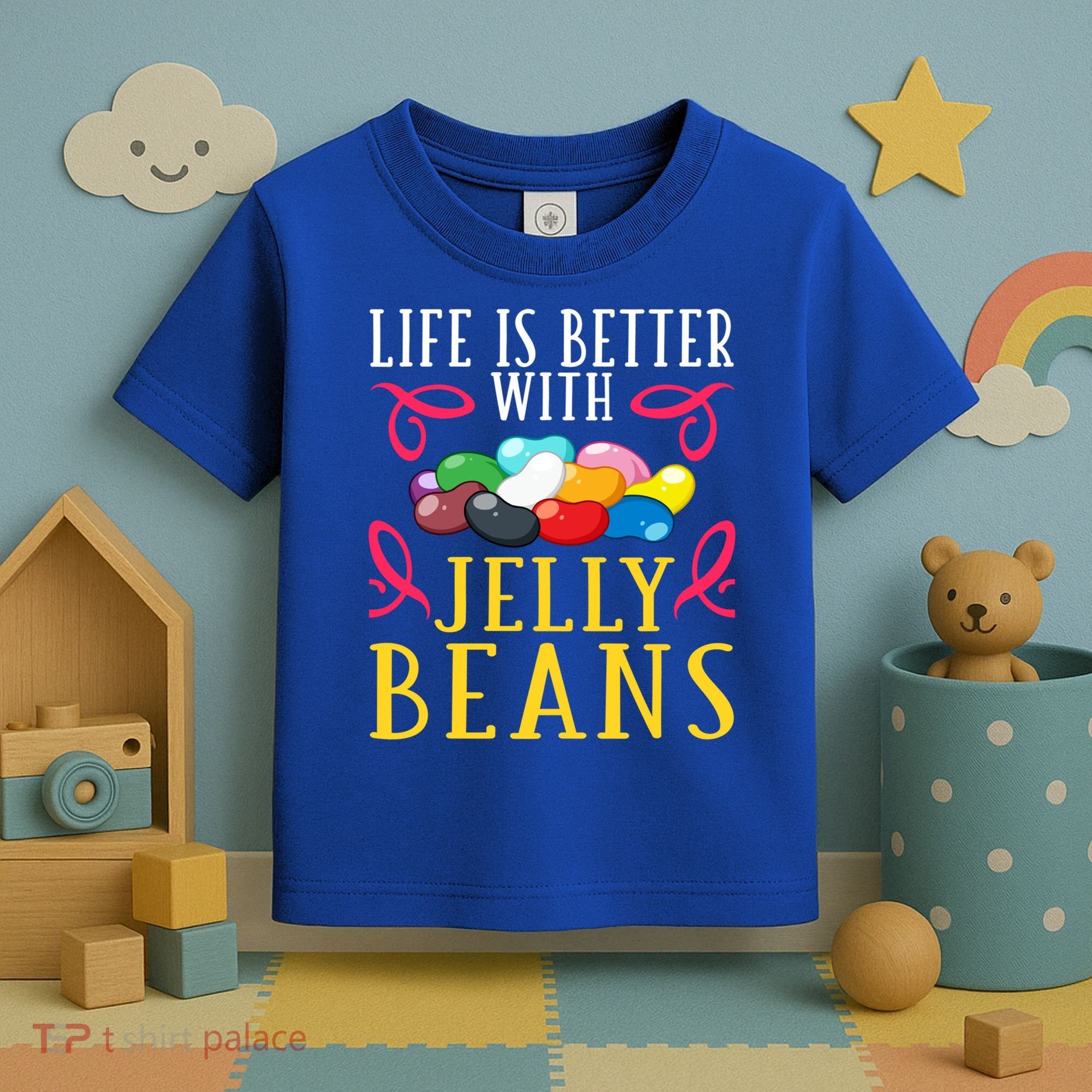 Jelly Bean Candy Beans Vegan Flavors Gift Toddler T-Shirt