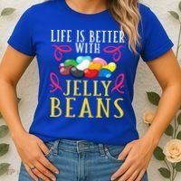 Jelly Bean Candy Beans Vegan Flavors Gift Women's T-Shirt thumb 2