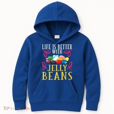 Jelly Bean Candy Beans Vegan Flavors Gift Kids Hoodie