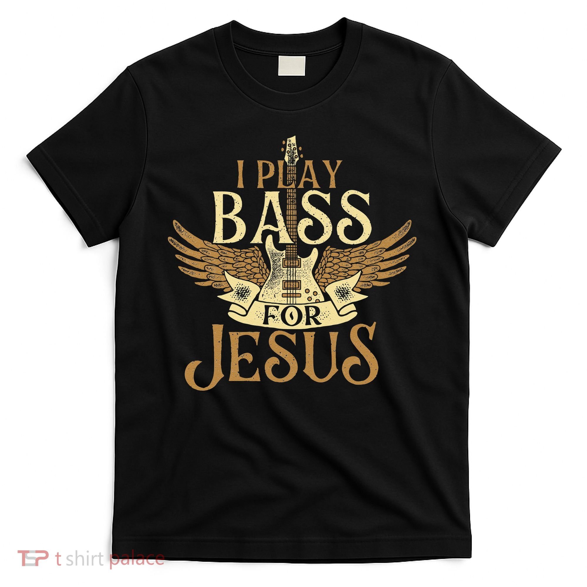 Jesus Bassist Christian Bass Player Bass Guitar T-Shirt