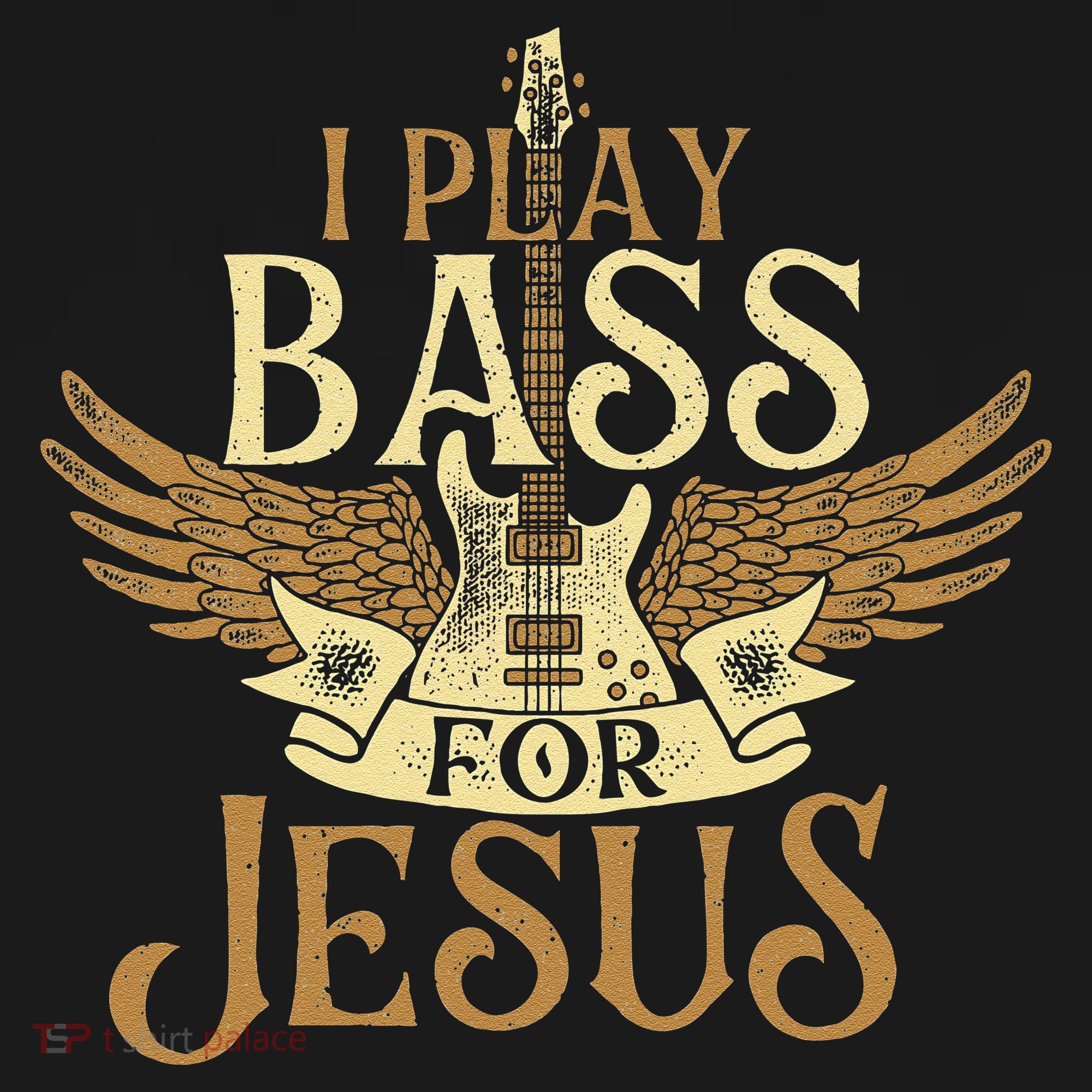 Jesus Bassist Christian Bass Player Bass Guitar T-Shirt