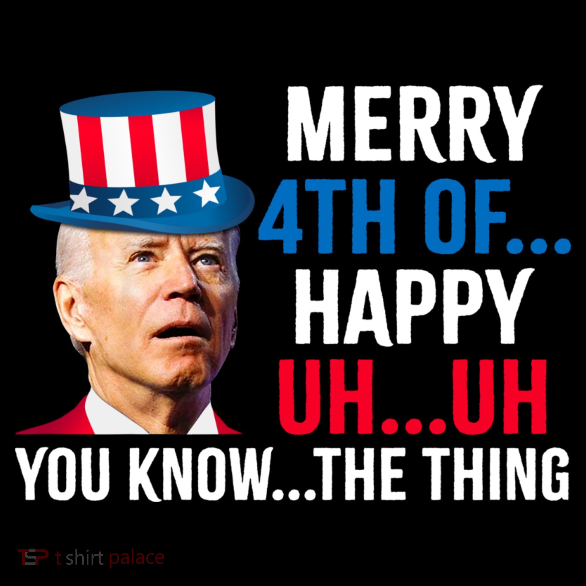 Joe Biden Confused Merry Happy Funny 4th Of July Coffee Mug