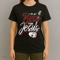 Jesus Bassist Christian Bass Player Bass Guitar T-Shirt thumb 4