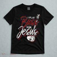 Jesus Bassist Christian Bass Player Bass Guitar T-Shirt thumb 5