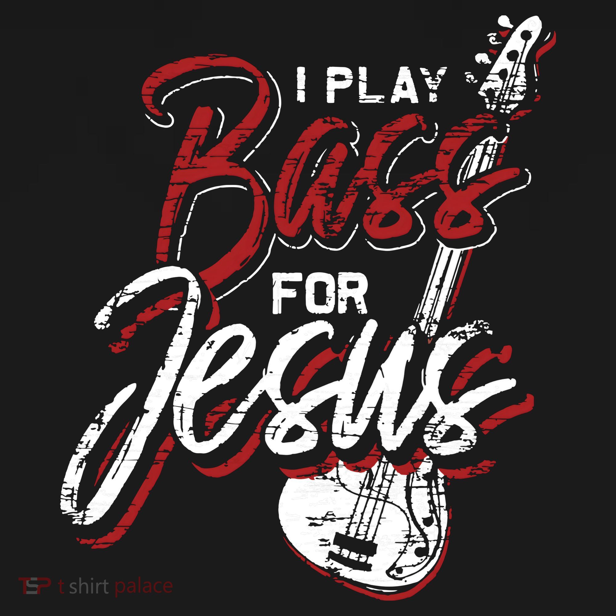 Jesus Bassist Christian Bass Player Bass Guitar T-Shirt