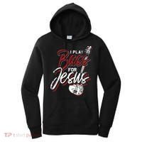 Jesus Bassist Christian Bass Player Bass Guitar Women's Hoodie thumb 0