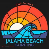 Jalama Beach California Surfing Beach Ornament thumb 1