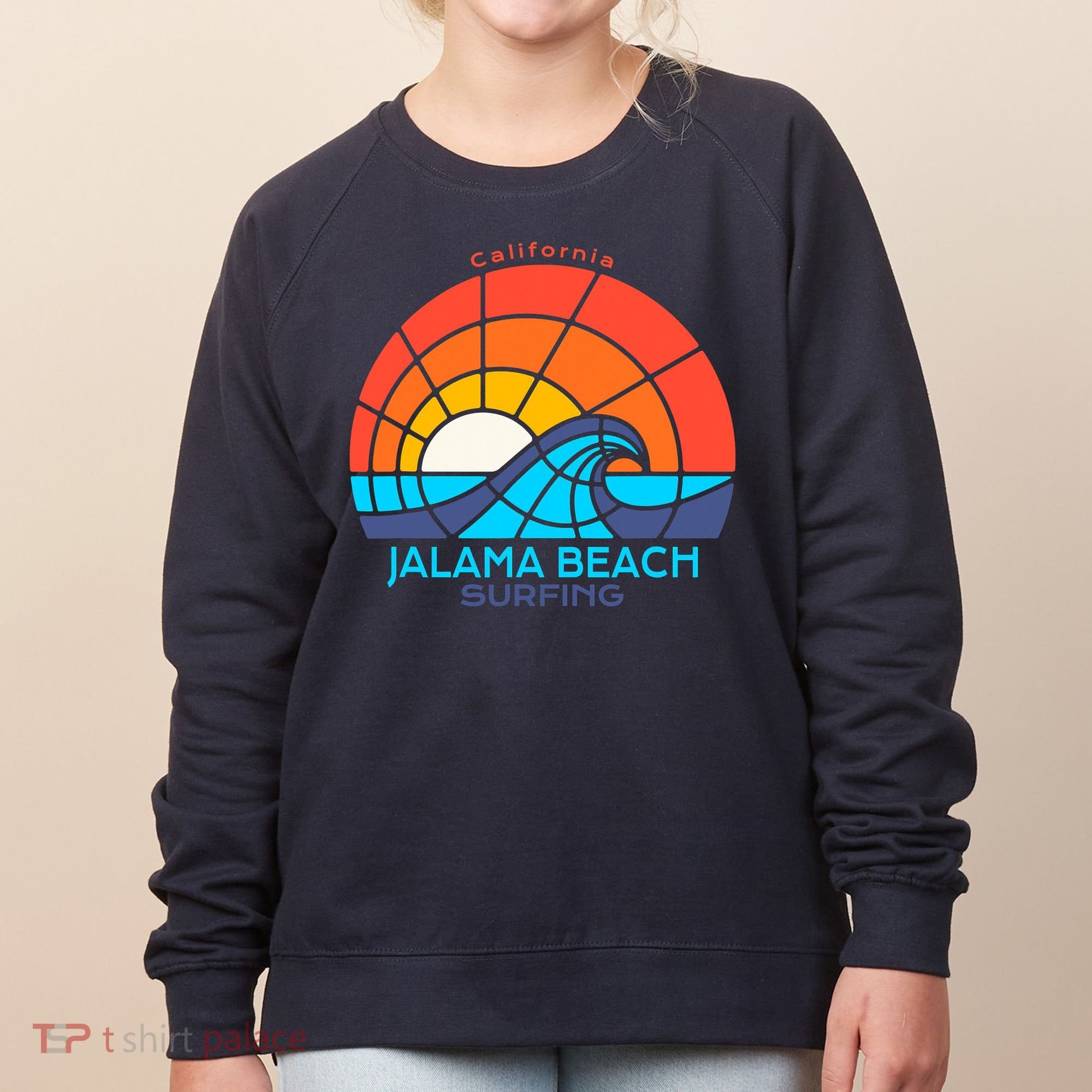 Jalama Beach California Surfing Beach Women's Sweatshirt