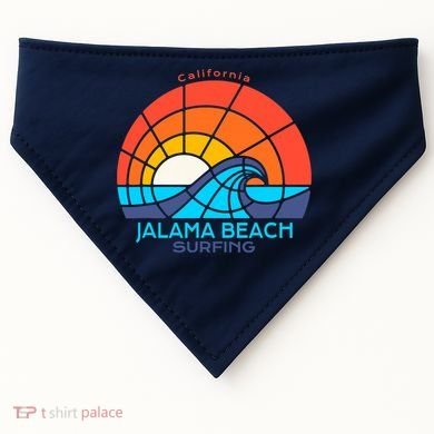 Jalama Beach California Surfing Beach USA-Made Doggie Bandana