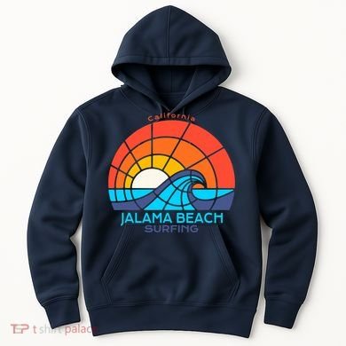 Jalama Beach California Surfing Beach Hoodie