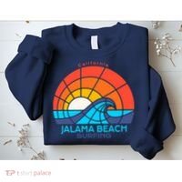 Jalama Beach California Surfing Beach Sweatshirt thumb 2