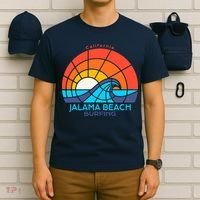 Jalama Beach California Surfing Beach T-Shirt thumb 6