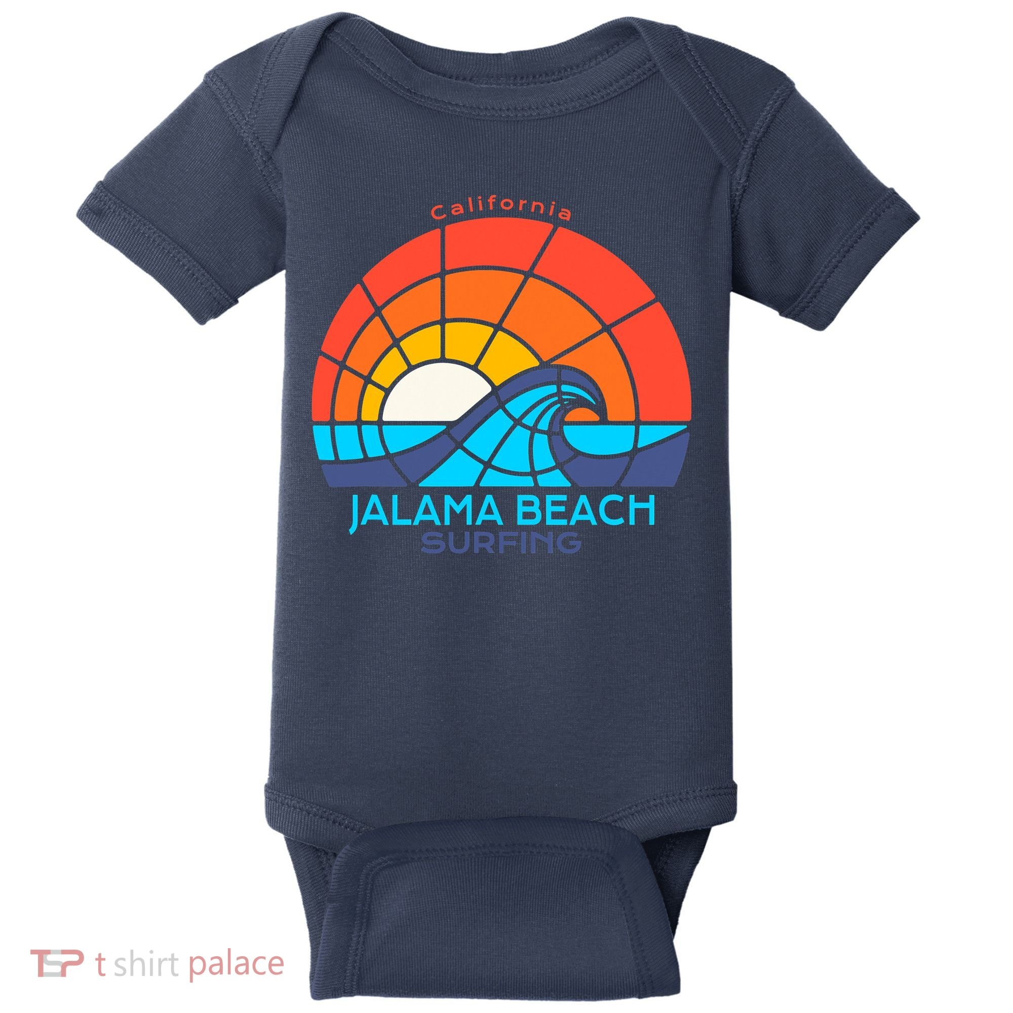 Jalama Beach California Surfing Beach Baby Bodysuit
