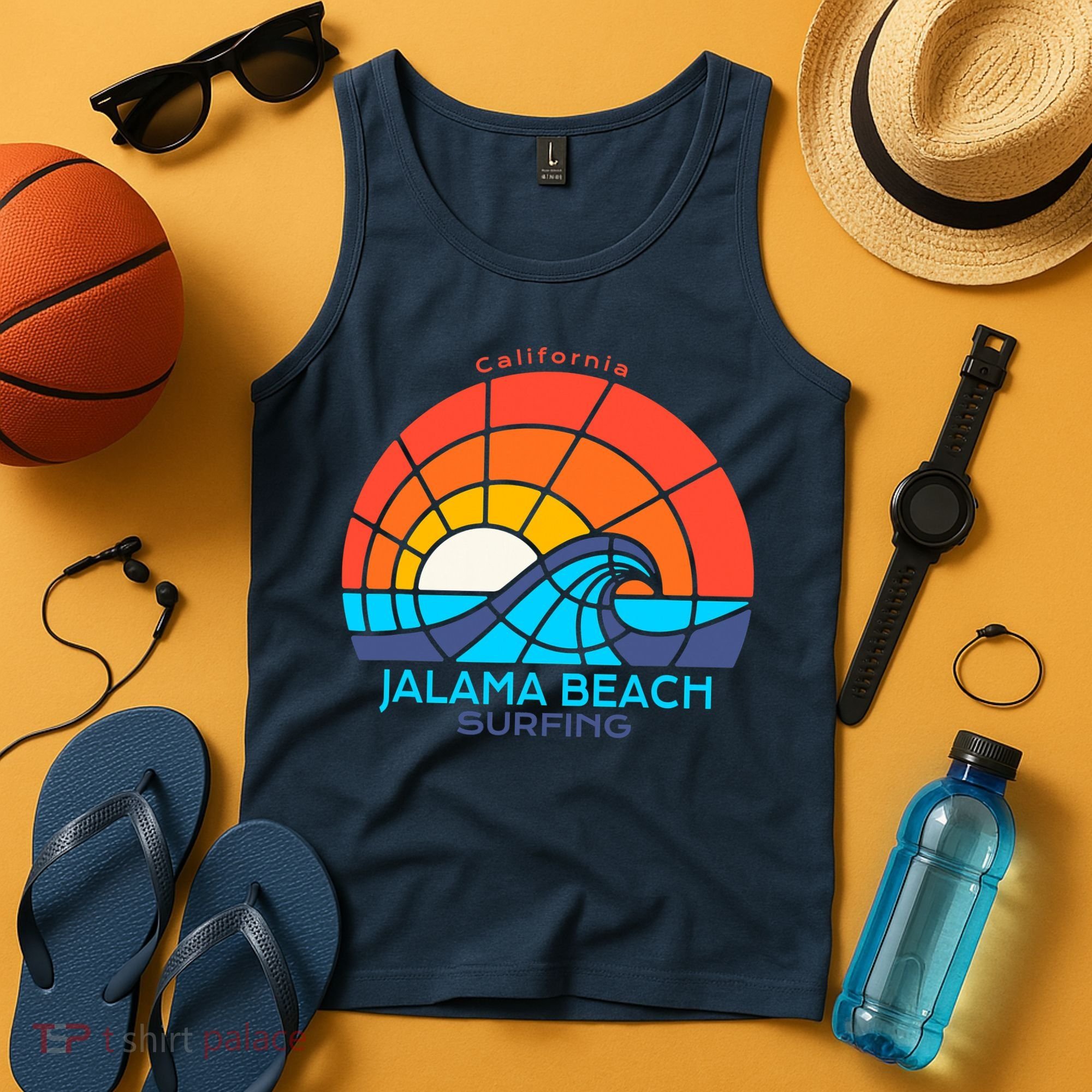 Jalama Beach California Surfing Beach Tank Top