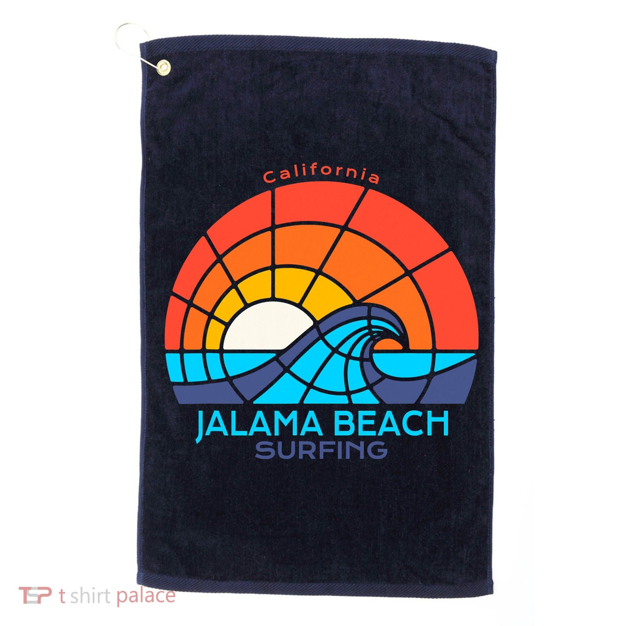 Jalama Beach California Surfing Beach Golf Towel
