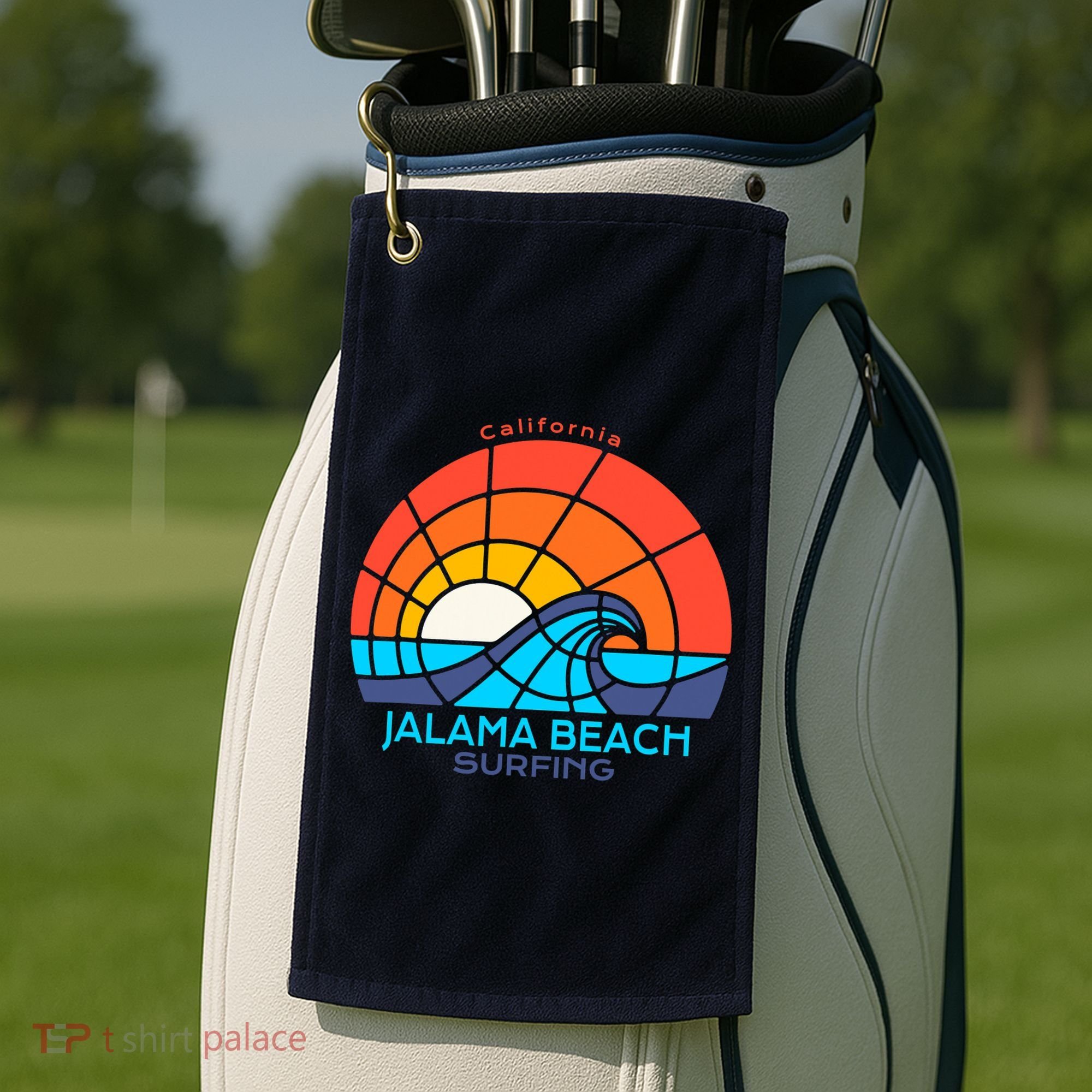 Jalama Beach California Surfing Beach Golf Towel