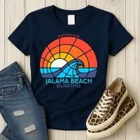 Jalama Beach California Surfing Beach Women's T-Shirt thumb 3