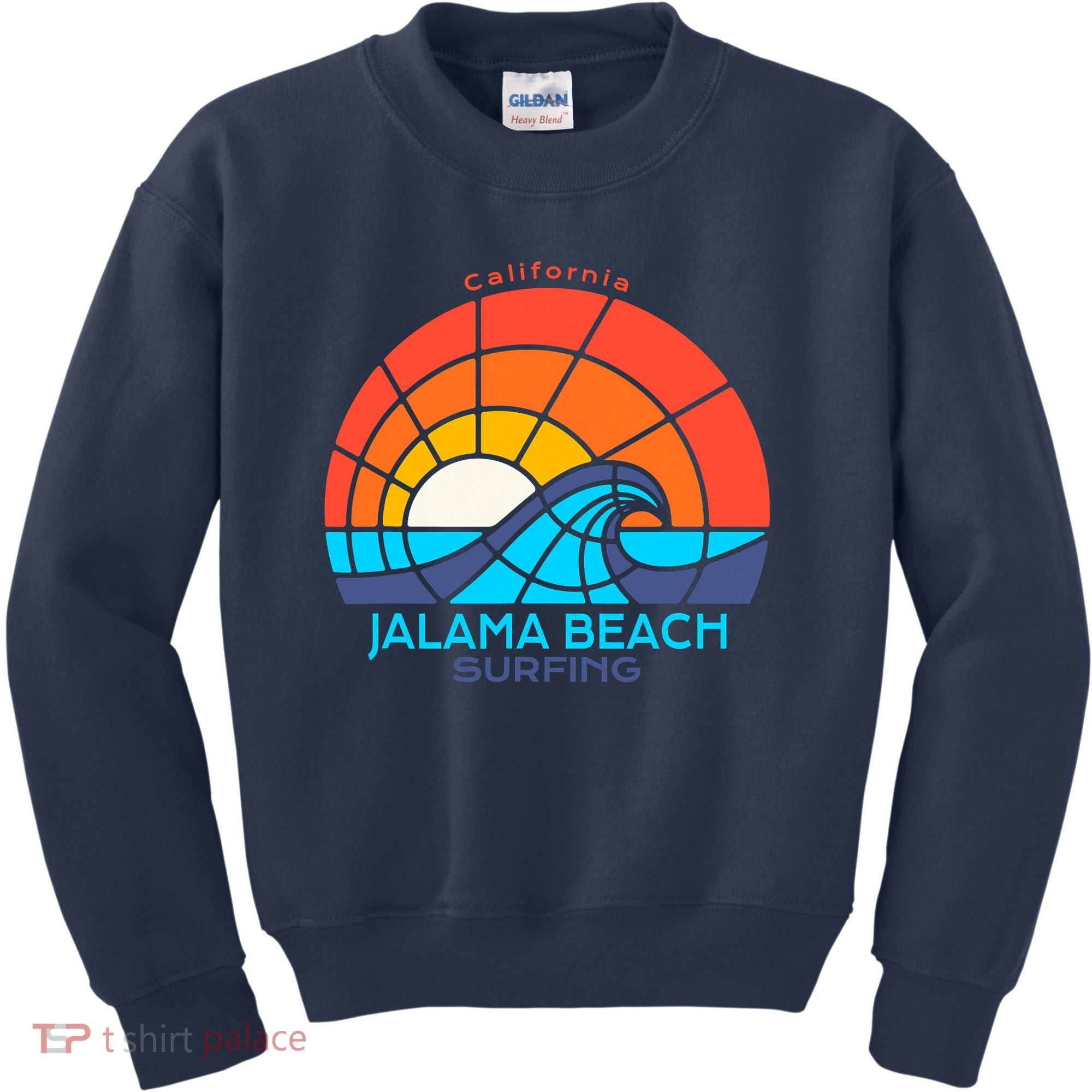 Jalama Beach California Surfing Beach Kids Sweatshirt