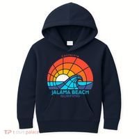 Jalama Beach California Surfing Beach Kids Hoodie thumb 0