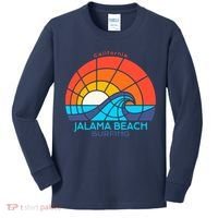 Jalama Beach California Surfing Beach Kids Long Sleeve Shirt thumb 0