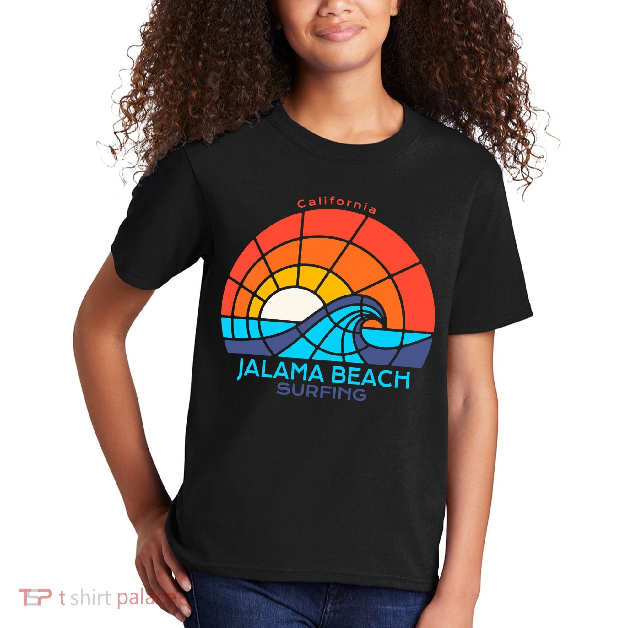 Jalama Beach California Surfing Beach Kids T-Shirt