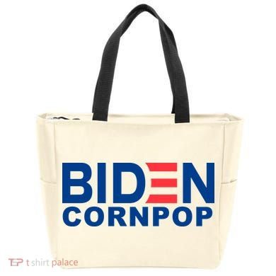 Joe Biden Corn Pop Funny Tote Bag