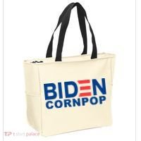 Joe Biden Corn Pop Funny Tote Bag thumb 2
