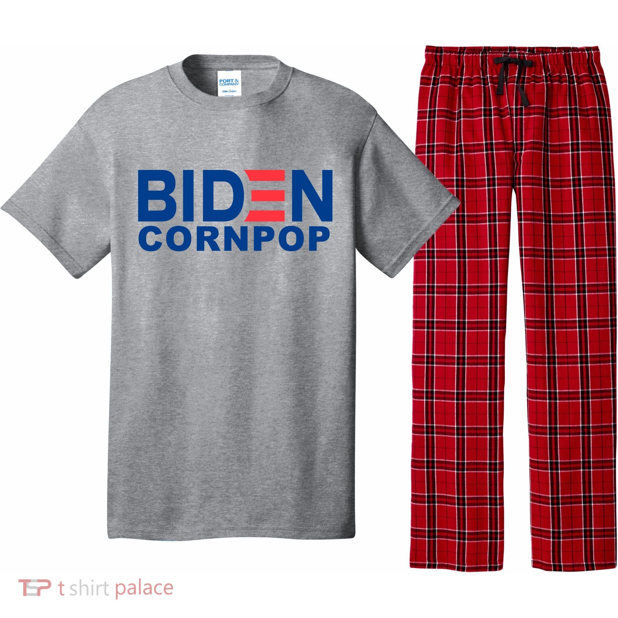 Joe Biden Corn Pop Funny Pajama Set