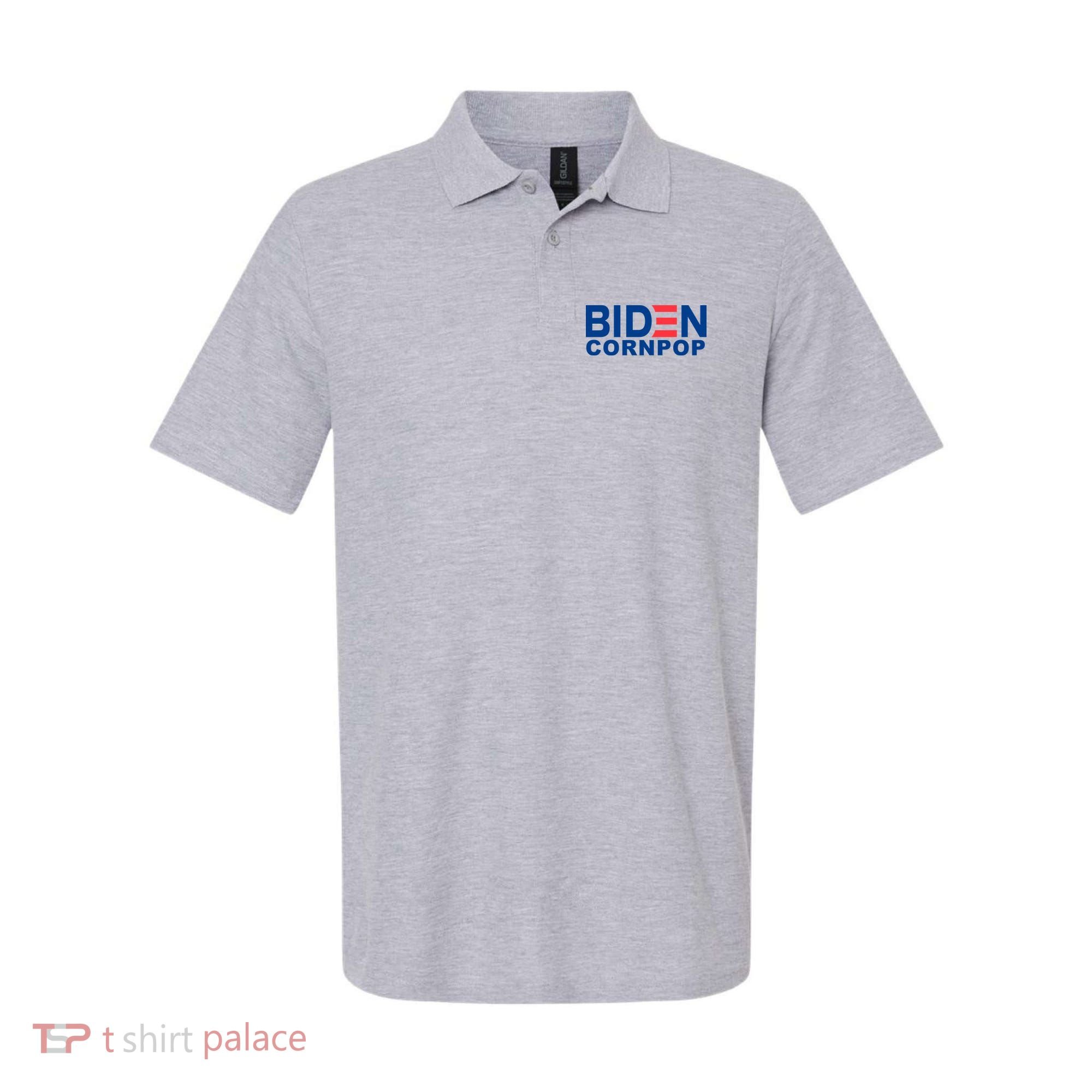 Joe Biden Corn Pop Funny Polo