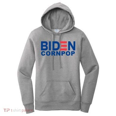 Joe Biden Corn Pop Funny Women's Hoodie