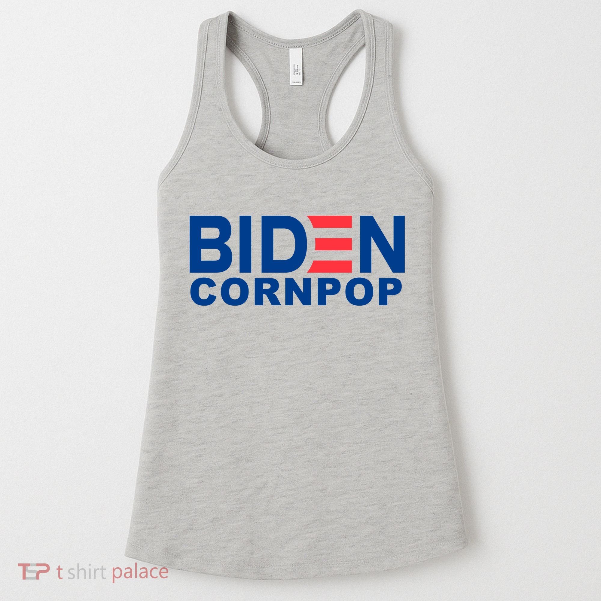 Joe Biden Corn Pop Funny Women's Tank Top