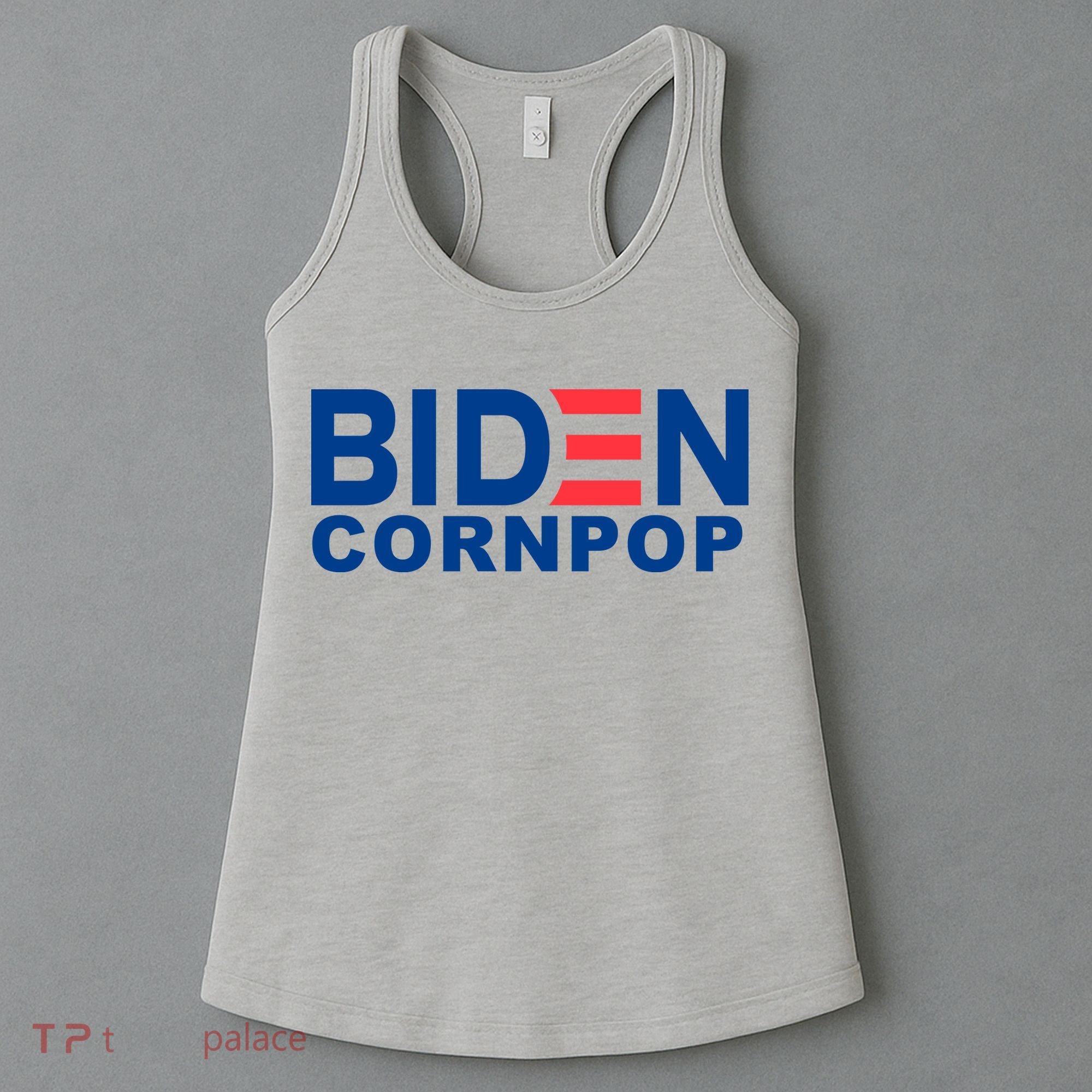 Joe Biden Corn Pop Funny Women's Tank Top