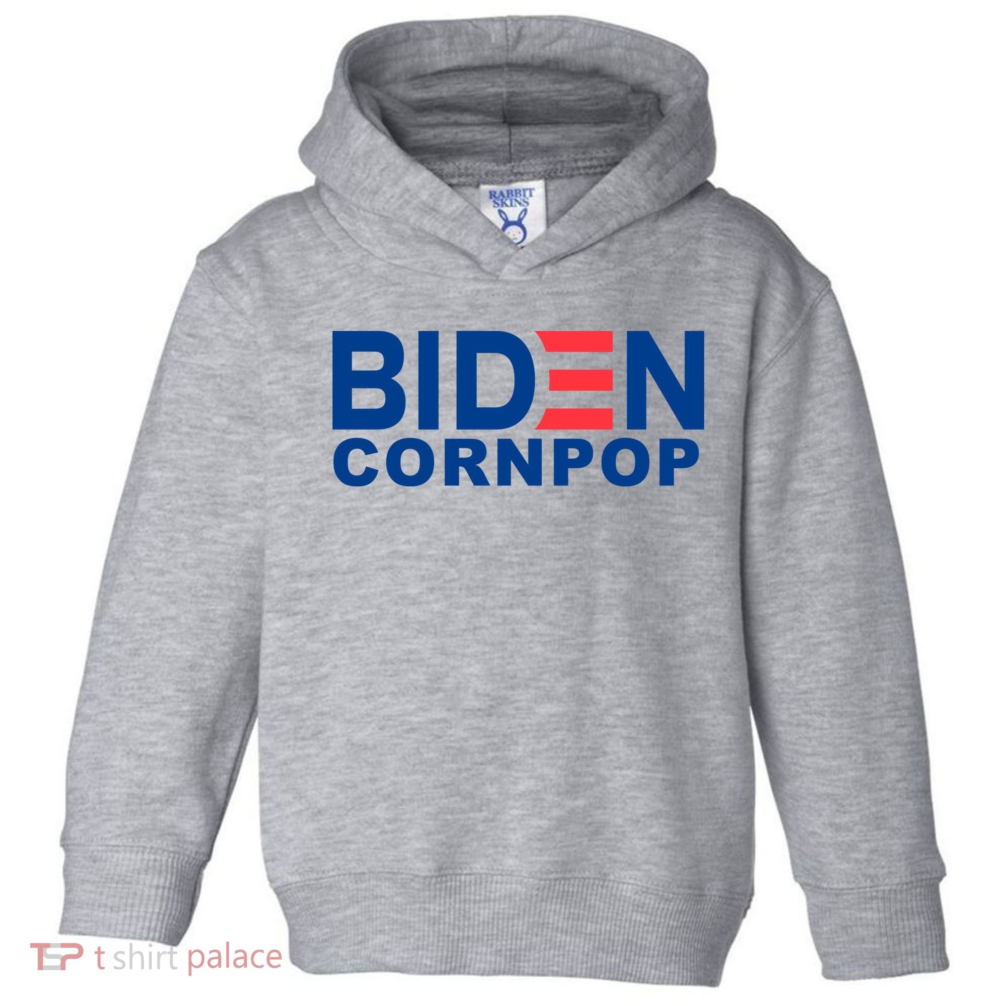 Joe Biden Corn Pop Funny Toddler Hoodie