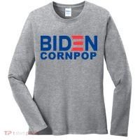 Joe Biden Corn Pop Funny Women's Long Sleeve Shirt thumb 0