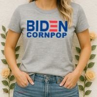 Joe Biden Corn Pop Funny Women's T-Shirt thumb 2