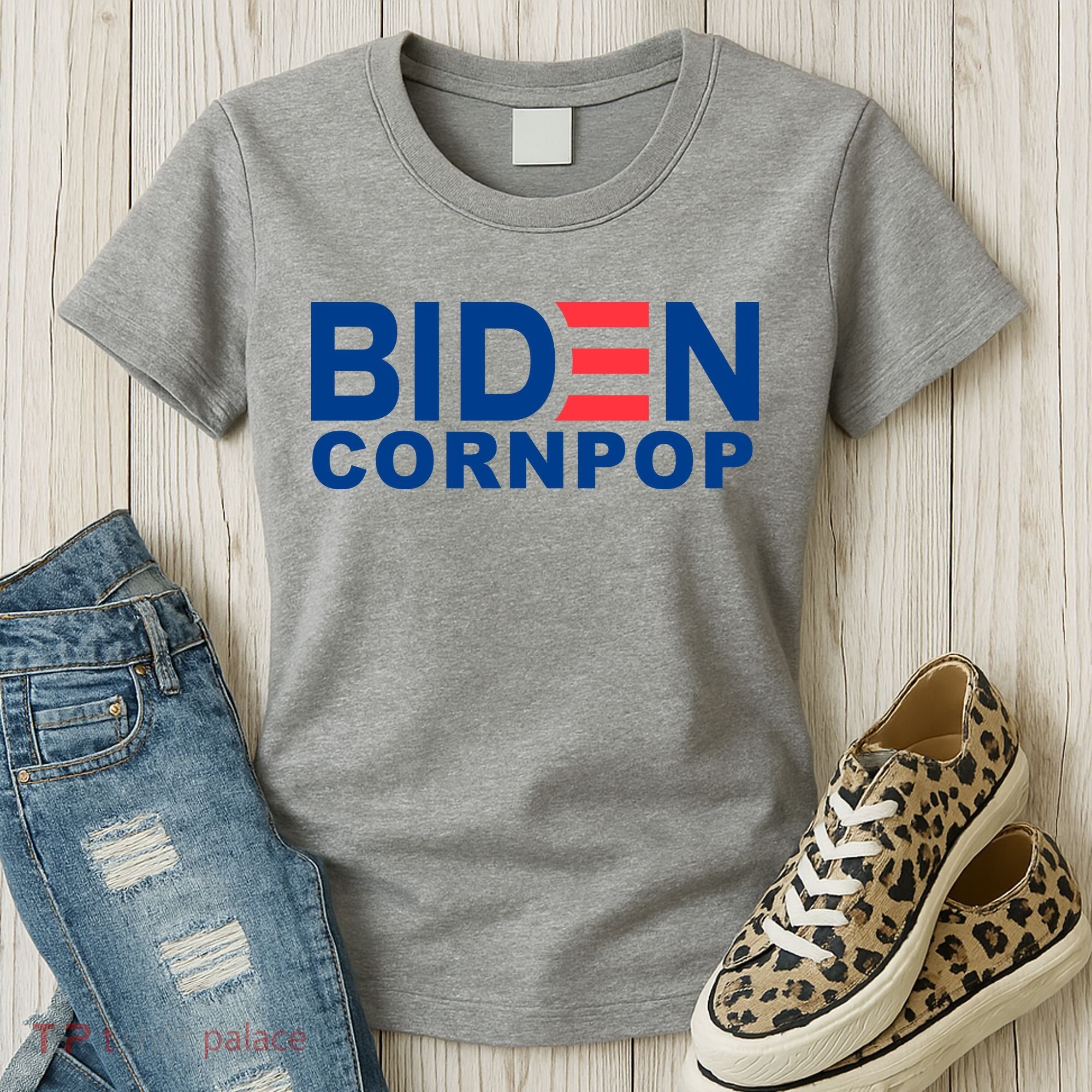 Joe Biden Corn Pop Funny Women's T-Shirt
