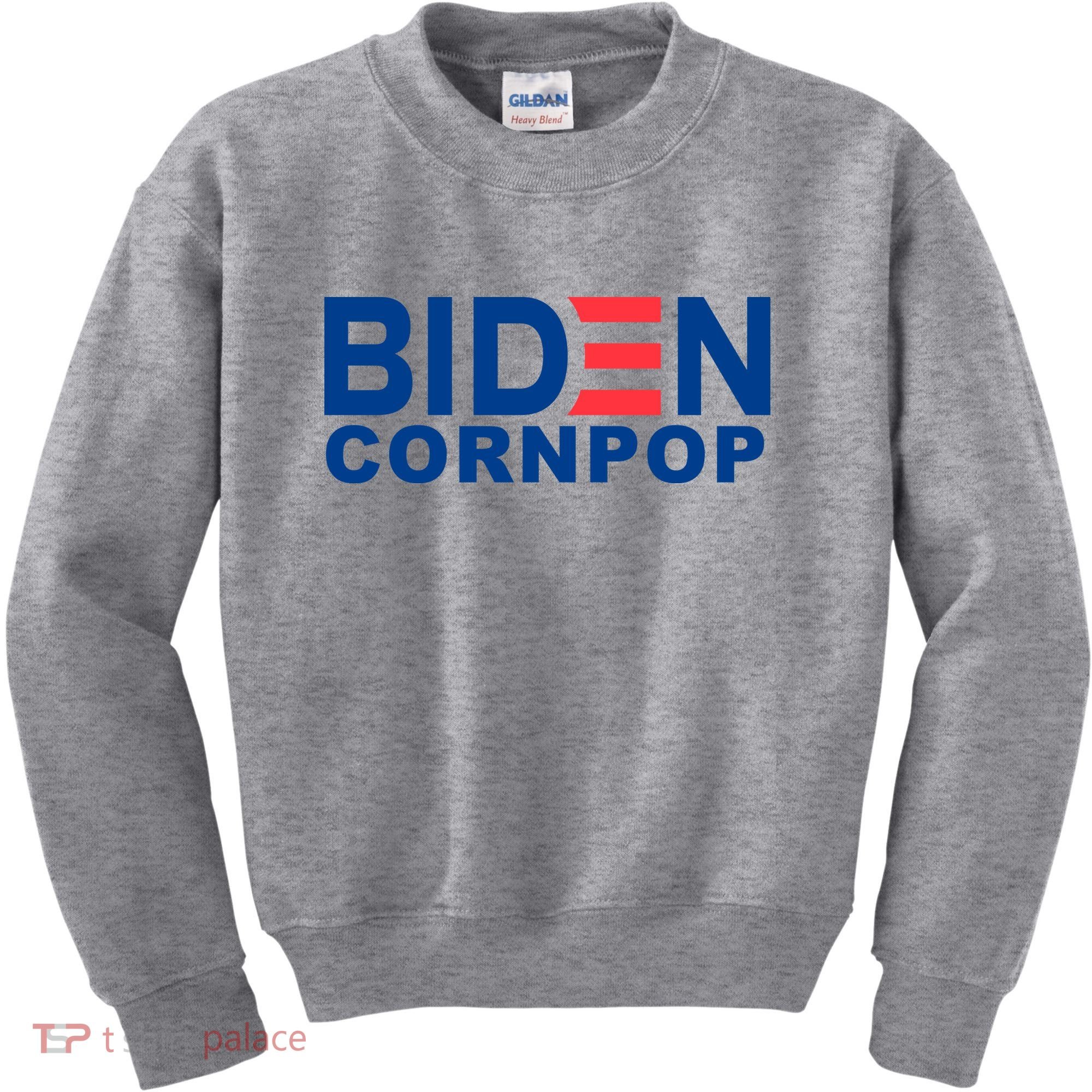 Joe Biden Corn Pop Funny Kids Sweatshirt
