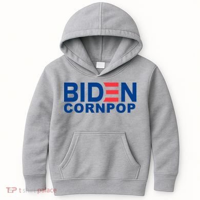 Joe Biden Corn Pop Funny Kids Hoodie