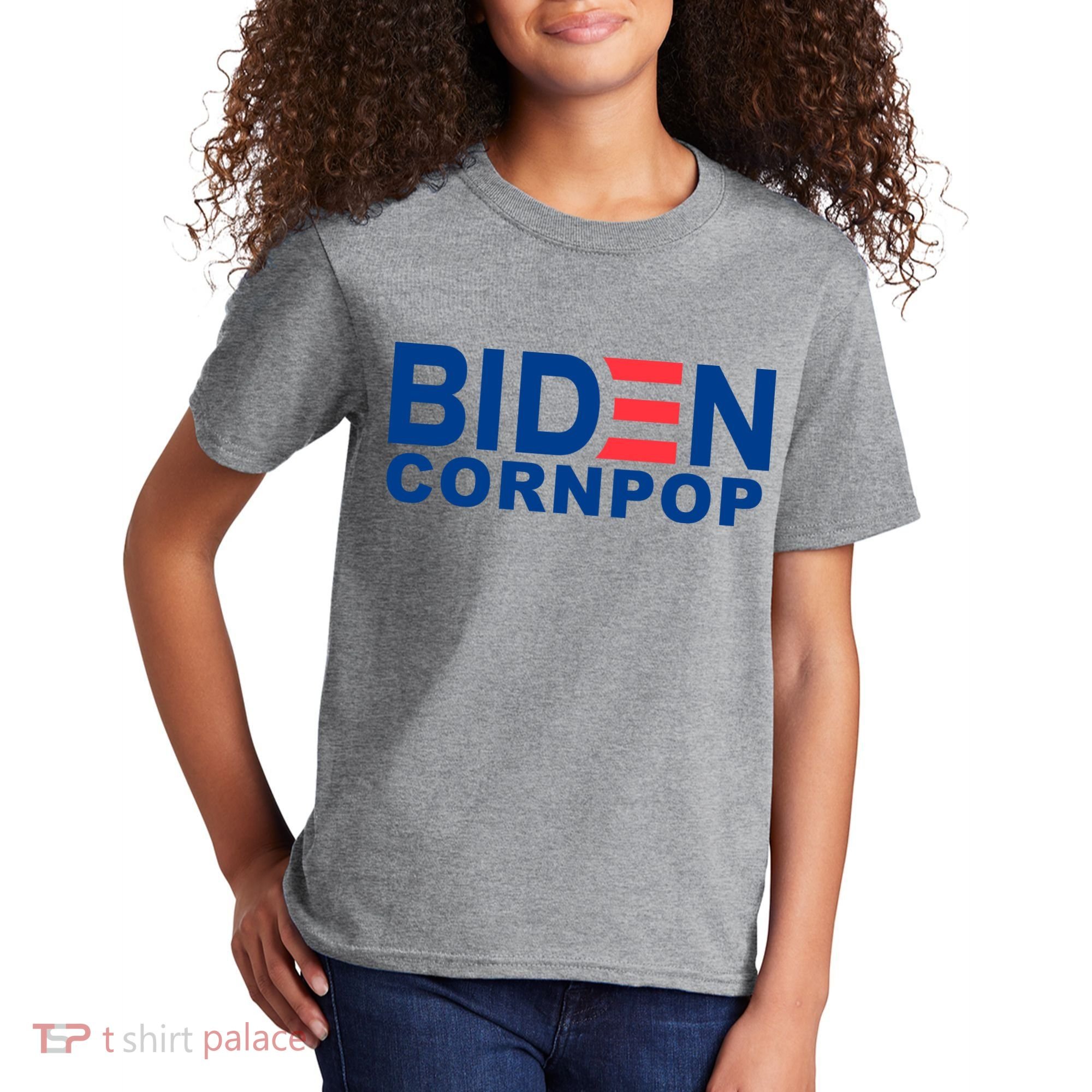 Joe Biden Corn Pop Funny Kids T-Shirt