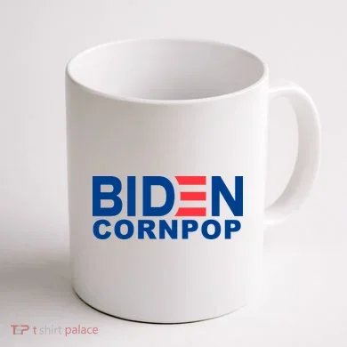 Joe Biden Corn Pop Funny Coffee Mug back