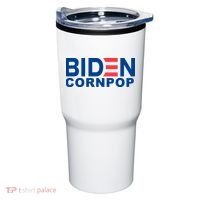Joe Biden Corn Pop Funny Tumbler thumb 0