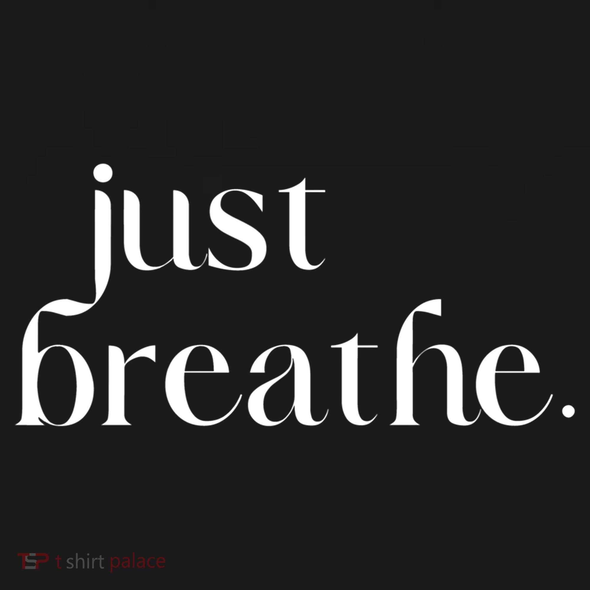 Just Breathe Cute Graphic Mindfulness Meditation Yoga Funny Gift Women's Hoodie
