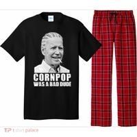 Joe Biden Cornpop Was A Bad Dude Pajama Set thumb 0