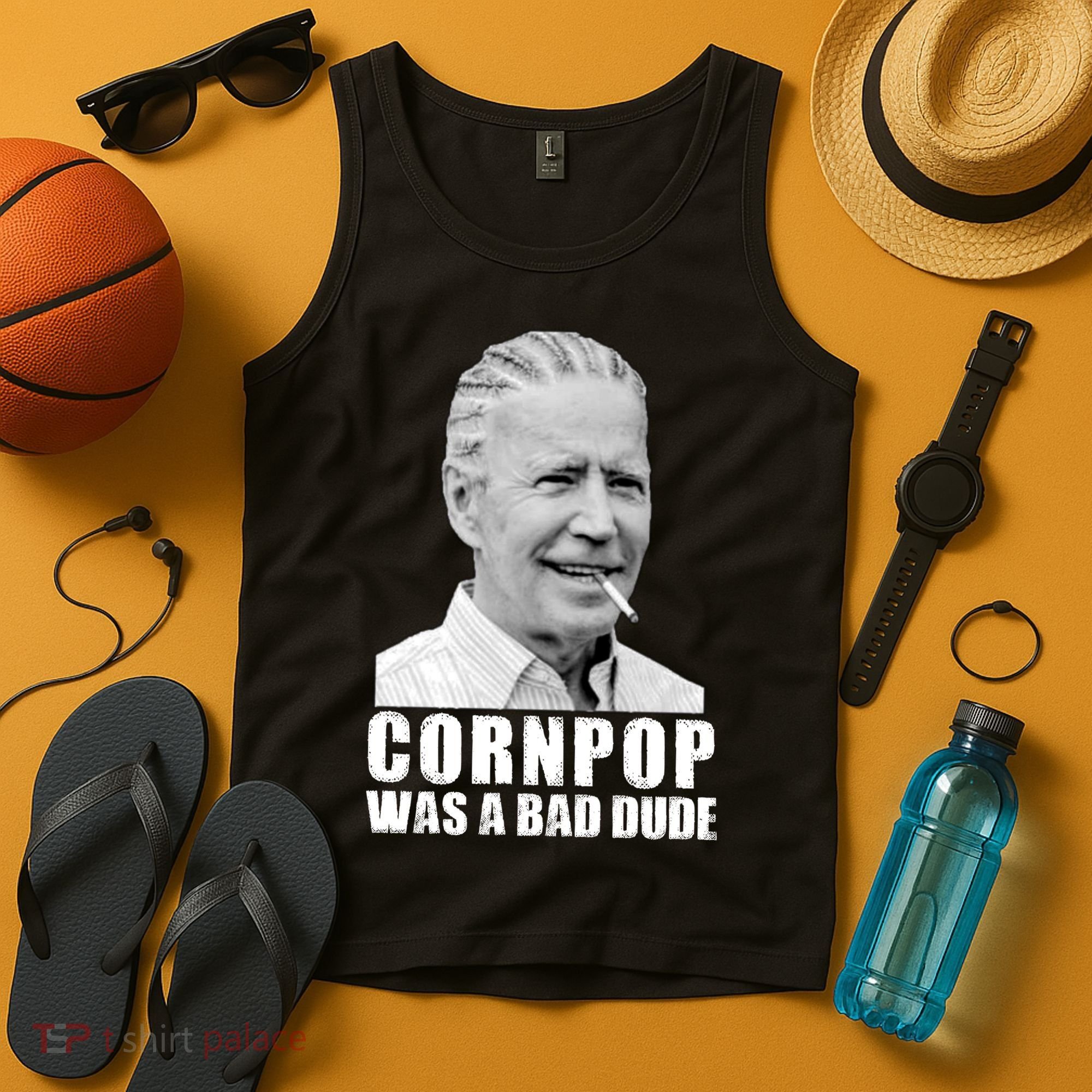 Joe Biden Cornpop Was A Bad Dude Tank Top