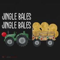 Jingle Bales Christmas Tree Tractor Farmer Farming Family Gift Ornament thumb 1