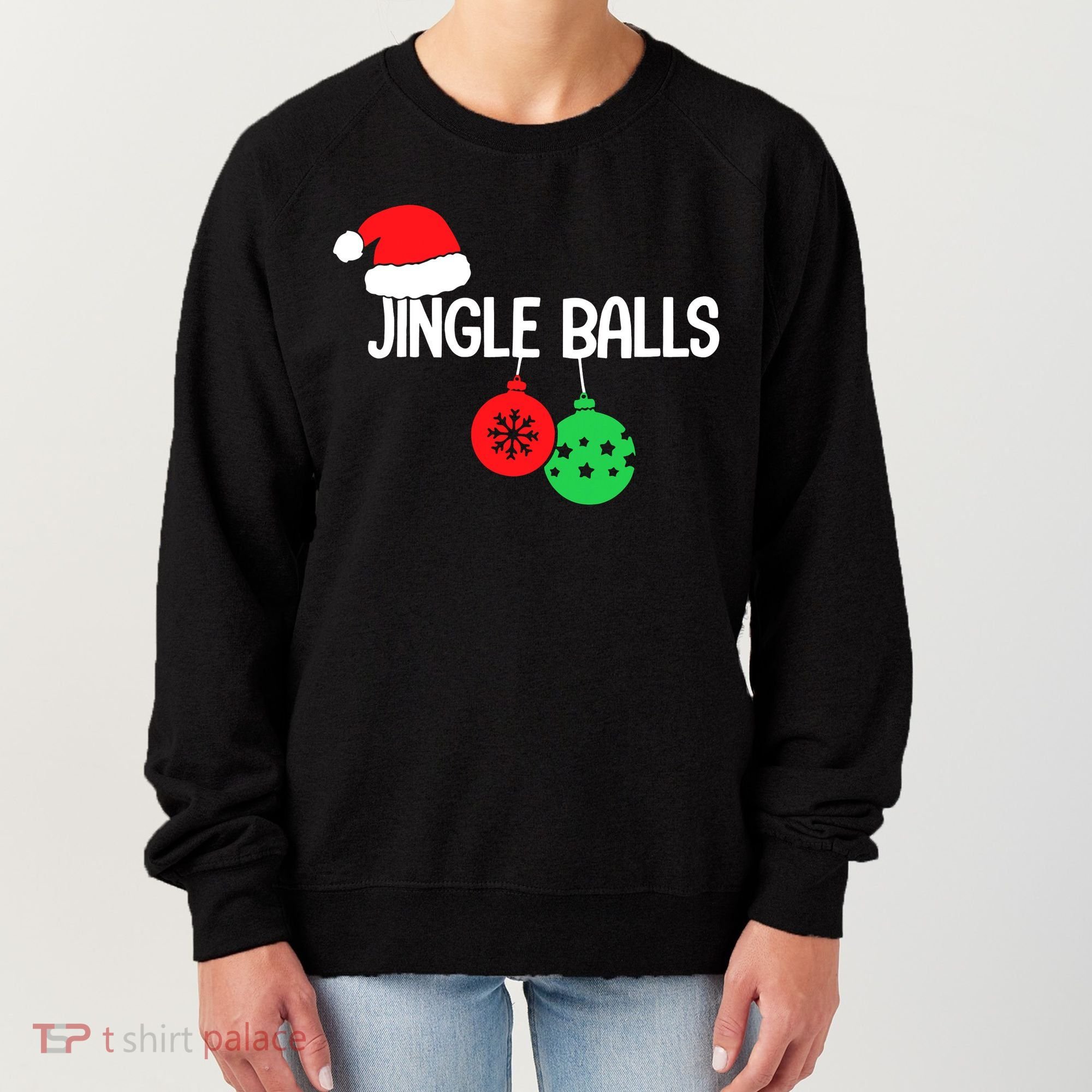Jingle Balls Christmas  Matching Couple Chestnuts Women's Sweatshirt