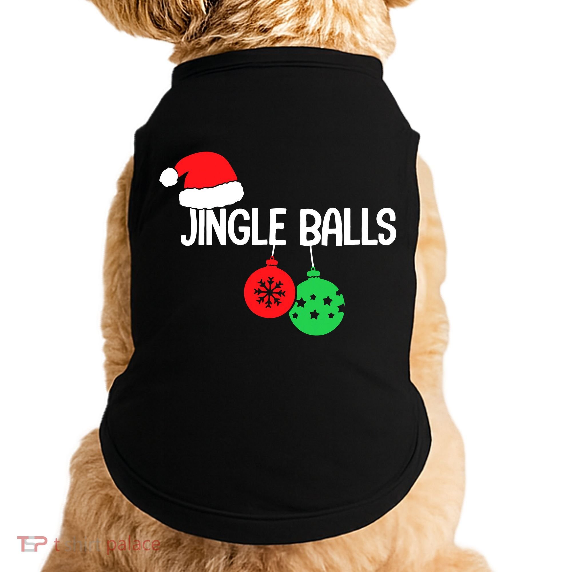 Jingle Balls Christmas  Matching Couple Chestnuts Doggie Tank