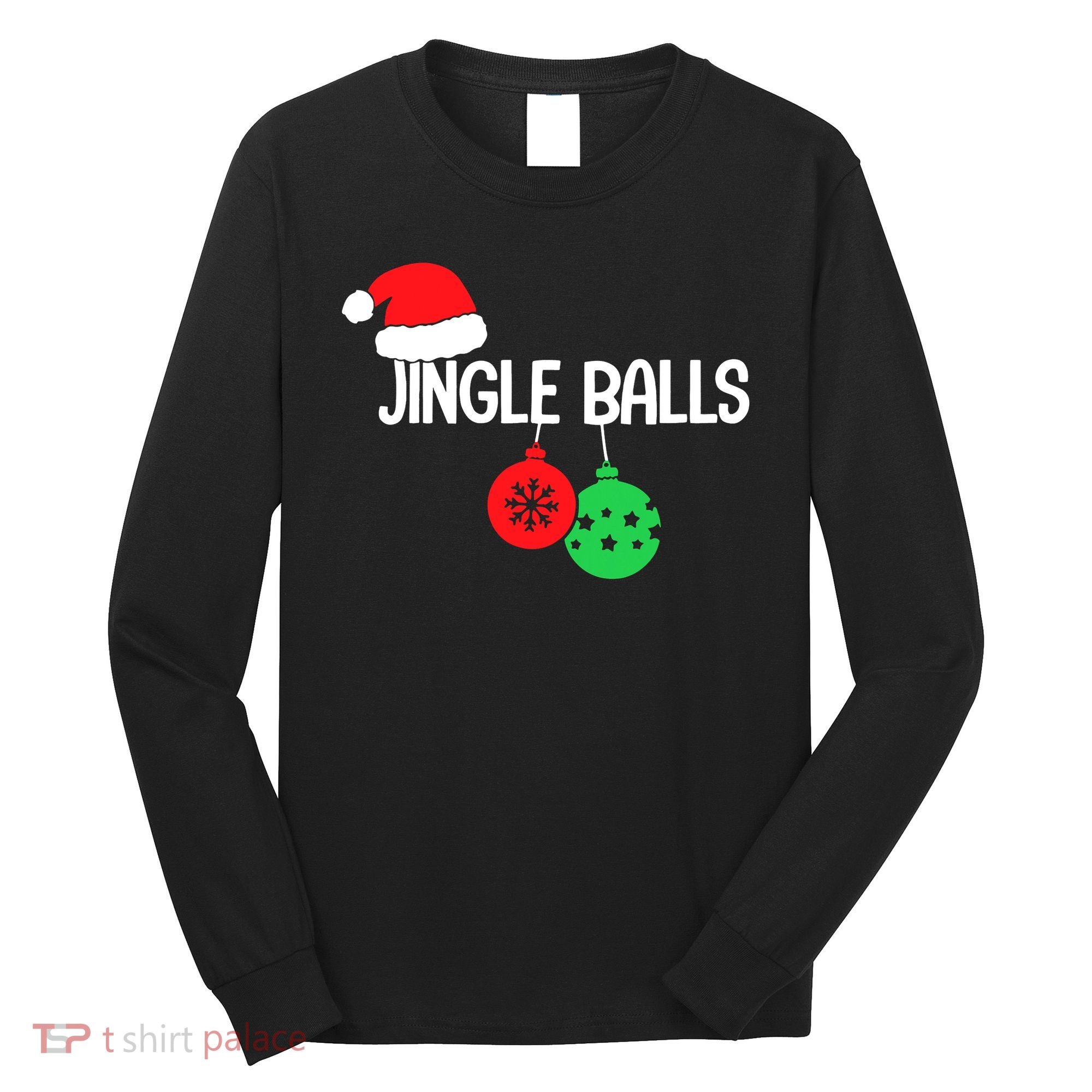 Jingle Balls Christmas  Matching Couple Chestnuts Long Sleeve Shirt