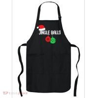 Jingle Balls Christmas  Matching Couple Chestnuts Apron thumb 0